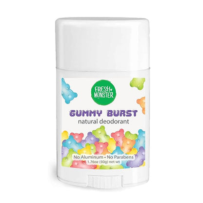 Fresh Monster Kids Natural Deodorant Gummy Burst 1.76 oz