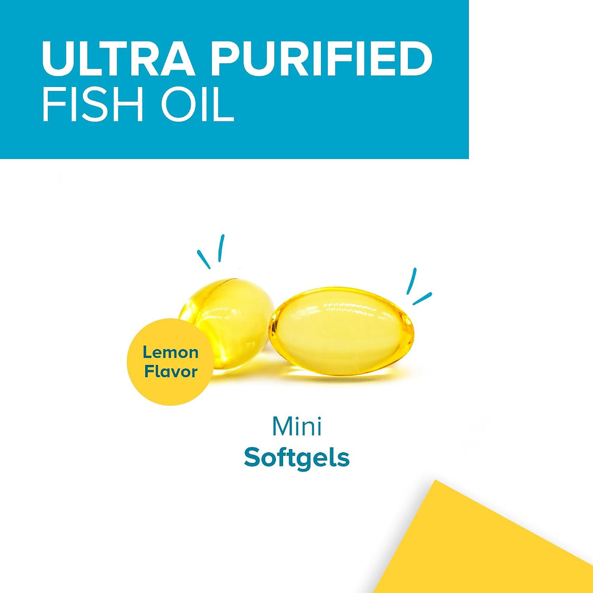 180 count Qunol fish oil mini softgels bottle