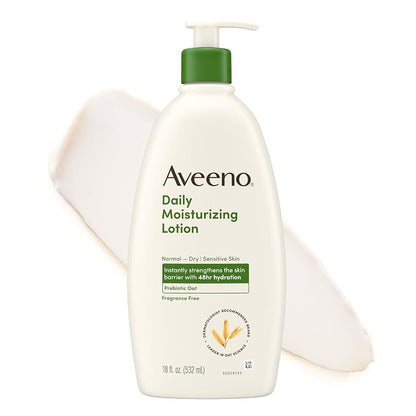 Aveeno Daily Moisturizing Body Lotion fragrance-free 18 fl oz