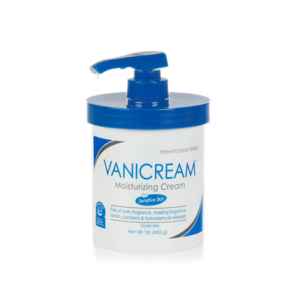 Vanicream sensitive skin moisturizer cream pump bottle