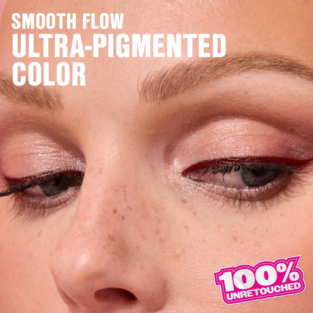 Precision brush tip brown waterproof eyeliner