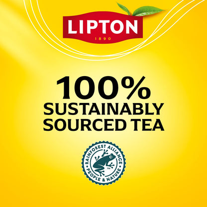 Lipton 100 count black tea bags box