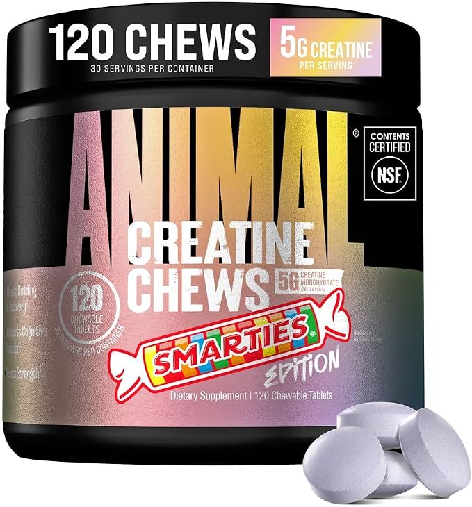 Animal Creatine Monohydrate Chews for men and women