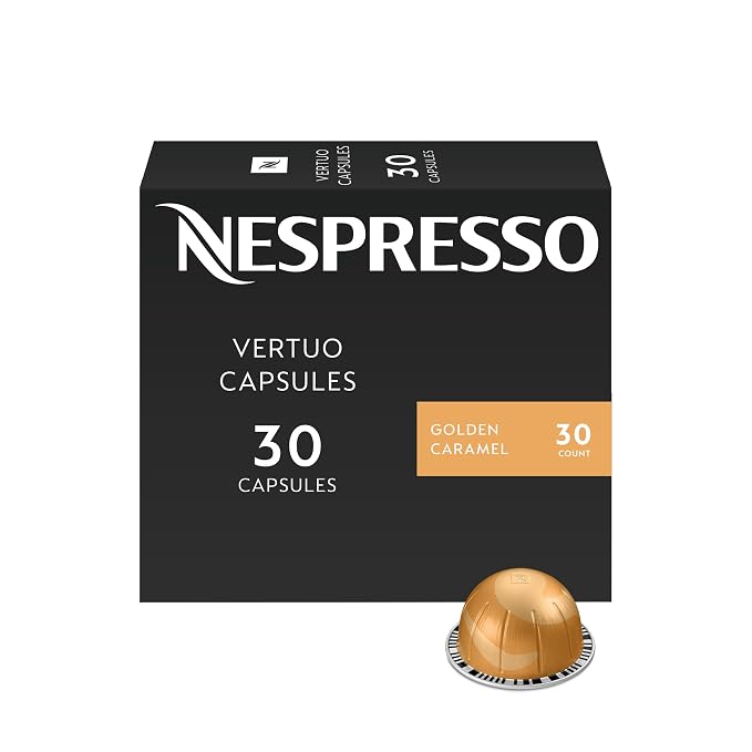 Nespresso Vertuo Golden Caramel 30-count coffee pods