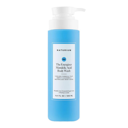 Naturium cooling body wash with sugar cane and menthyl lactate
