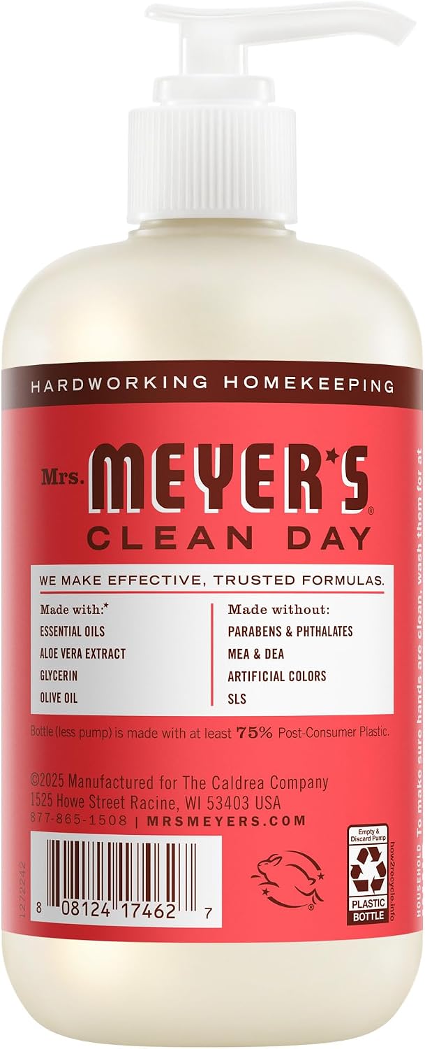 Mrs. Meyer’s hand soap for bathroom or kitchen sink