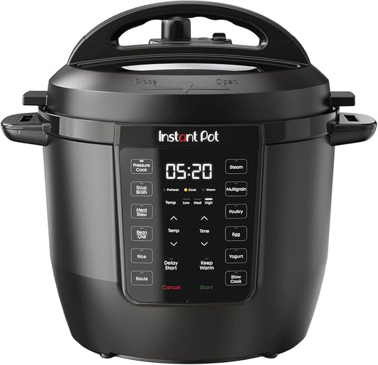 Instant Pot Rio 6 quart black electric pressure cooker