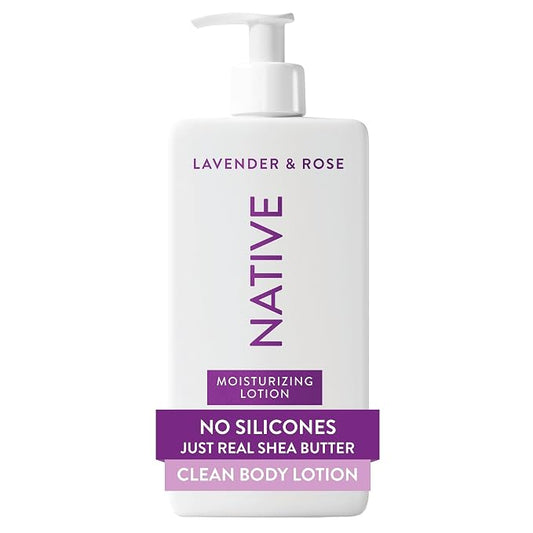 Native lavender and rose body lotion 16.5 oz