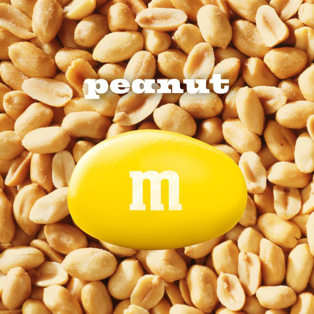 Colorful M&M'S Peanut chocolate candy box