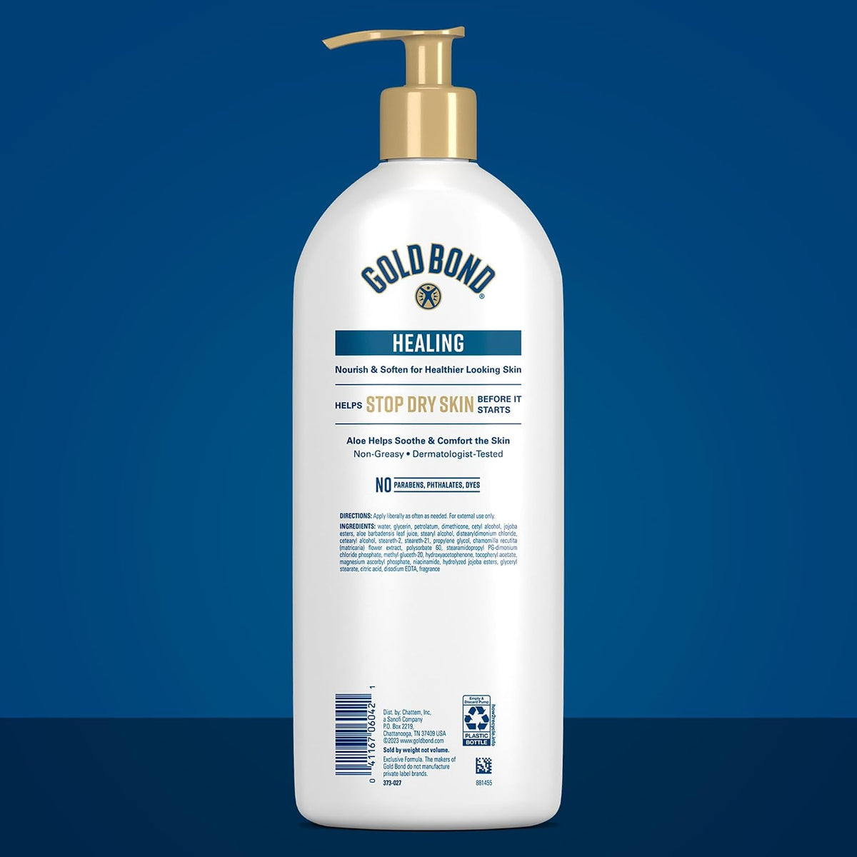 Gold Bond non-greasy moisturizing lotion bottle