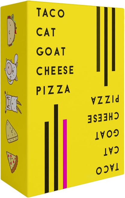 Taco Cat Goat Cheese Pizza card game for ages 7 plus
