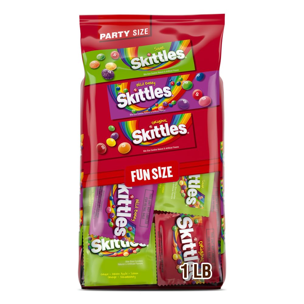 SKITTLES Original Wild Berry and Sour chewy candy