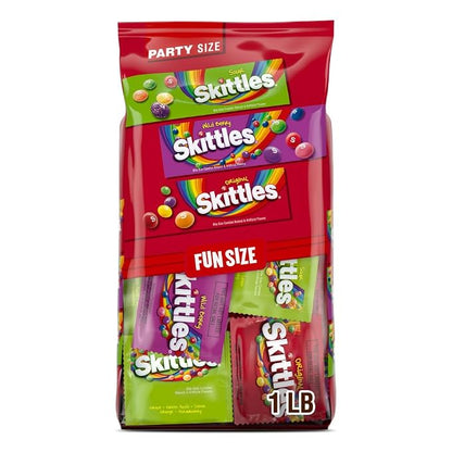 Wrigley's Skittles fun size candy variety bag