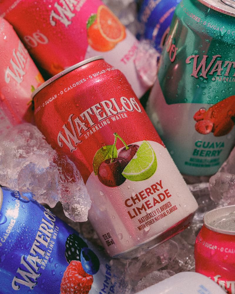 Waterloo naturally flavored sparkling water pack