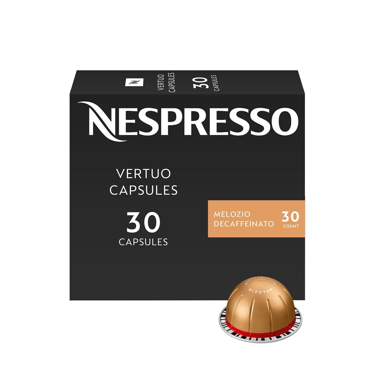 Nespresso Melozio Decaf medium roast coffee pods