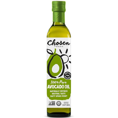 Chosen Foods refined avocado oil 16.9 fl oz bottle