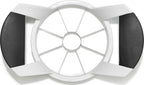 Stainless steel apple divider with wide handles