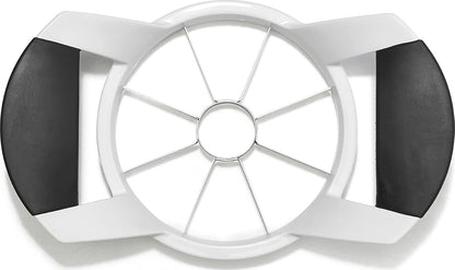 Stainless steel apple divider with wide handles