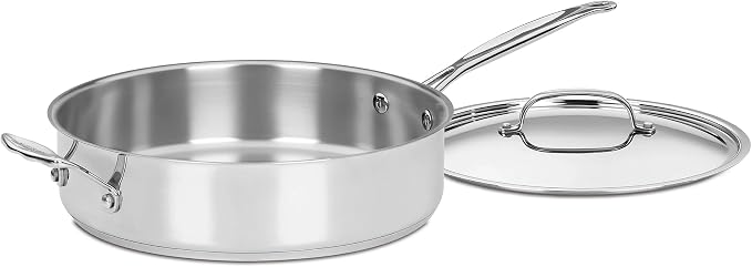 Cuisinart stainless 5.5 qt sauté pan with lid