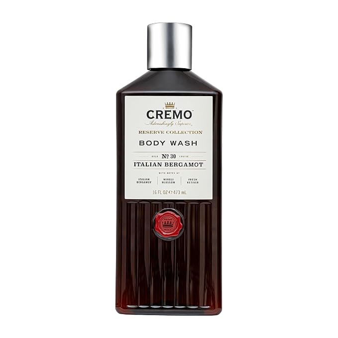 Cremo Italian Bergamot body wash for men 16 fl oz bottle