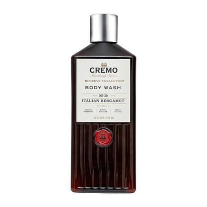 Cremo Italian Bergamot body wash for men 16 fl oz bottle