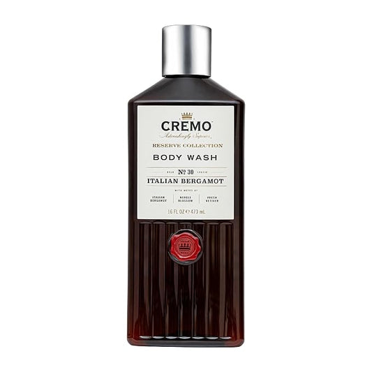 Cremo Italian Bergamot body wash for men 16 fl oz bottle