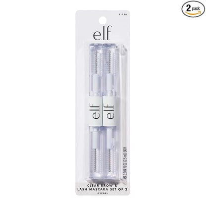 e.l.f. clear lash and brow mascara gel 2-pack