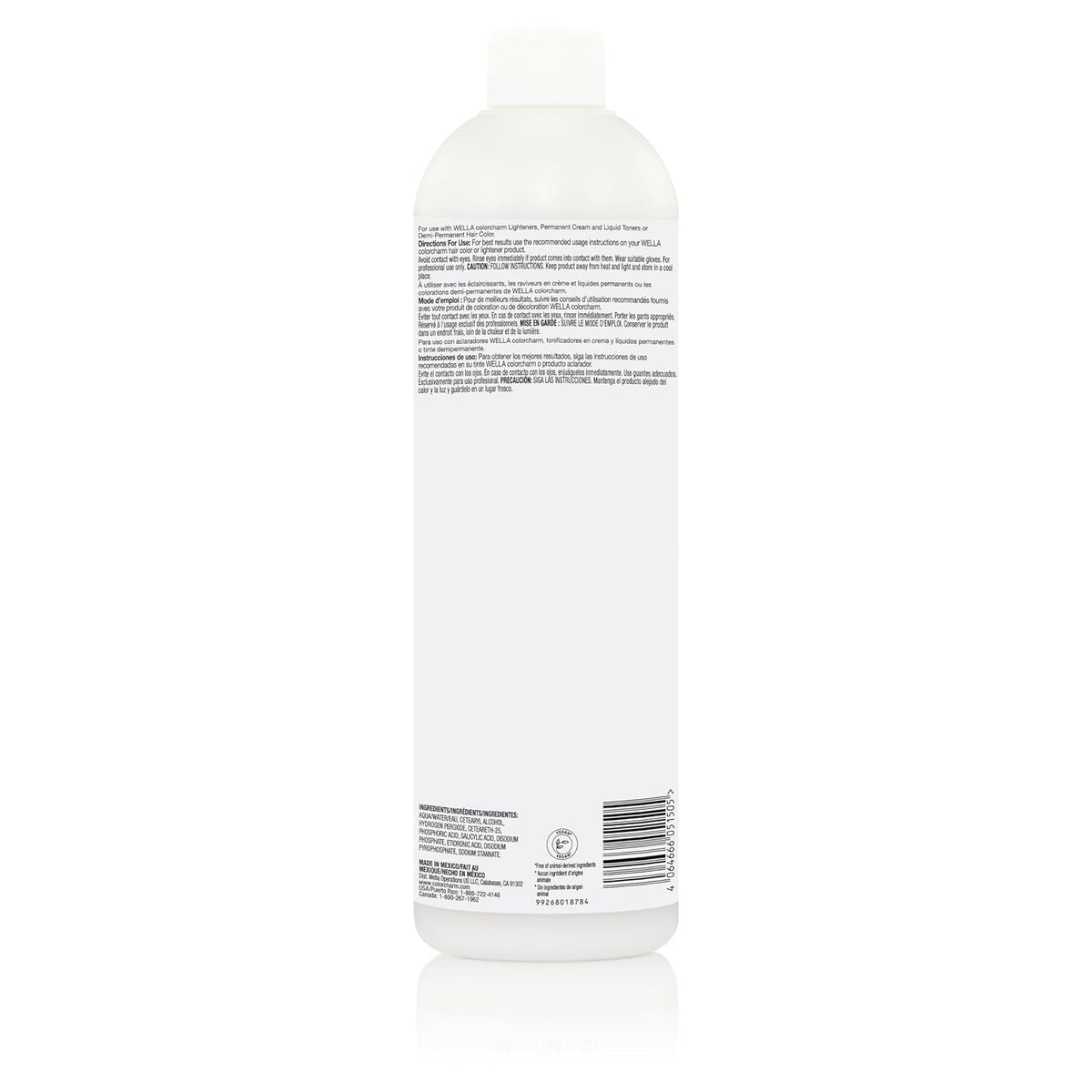 Cream developer for hair toner applications