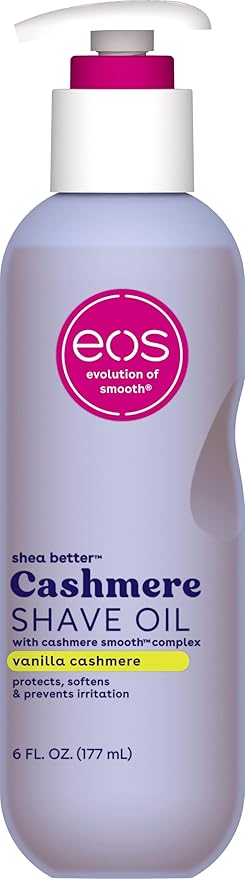 eos Vanilla Cashmere Shave Oil 6 fl oz bottle