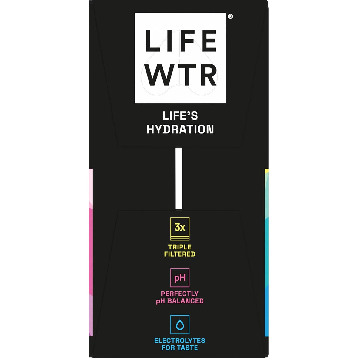 LIFEWTR 100 percent recycled plastic water bottles pack