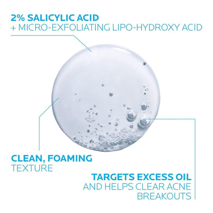 Medicated salicylic acid facial wash bottle