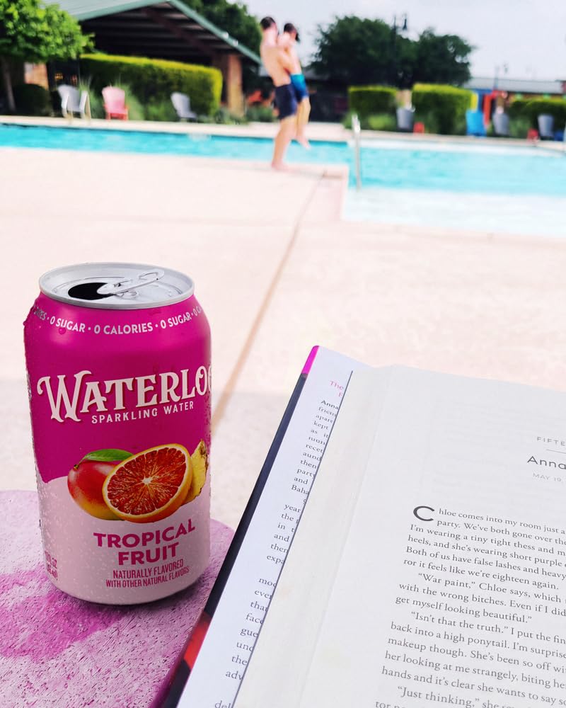 Tropical fruit carbonated water cans by Waterloo