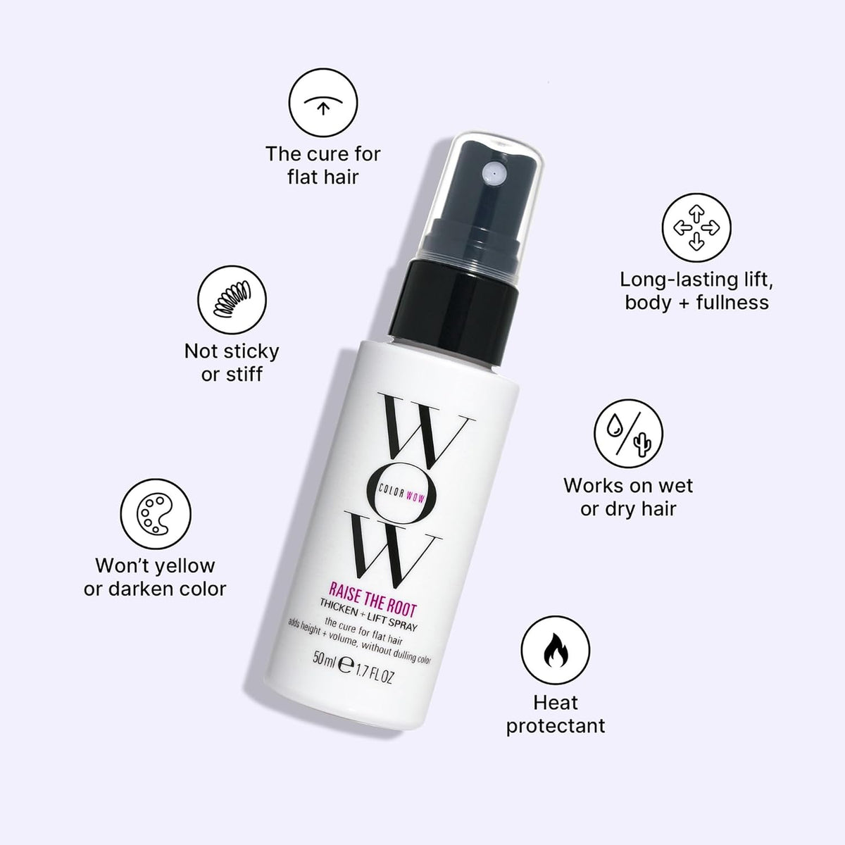 COLOR WOW Raise the Root styling spray packaging