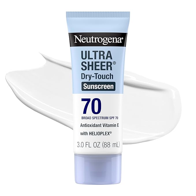 Neutrogena Ultra Sheer Dry Touch Sunscreen SPF 70 bottle