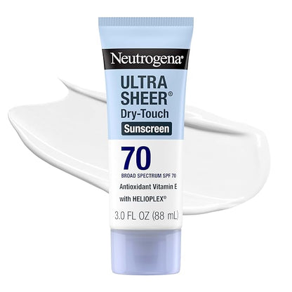 Neutrogena Ultra Sheer Dry Touch Sunscreen SPF 70 bottle