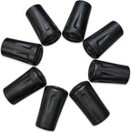 Trekking pole replacement tips with reinforced metal washers