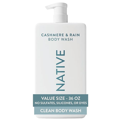 Native Cashmere & Rain body wash 36 oz bottle