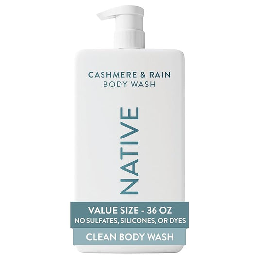 Native Cashmere & Rain body wash 36 oz bottle