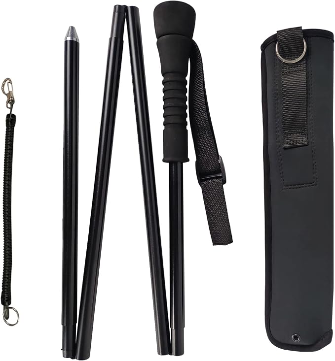 Aventik foldable aluminum wading staff for fly fishing