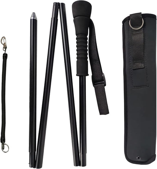 Aventik foldable aluminum wading staff for fly fishing