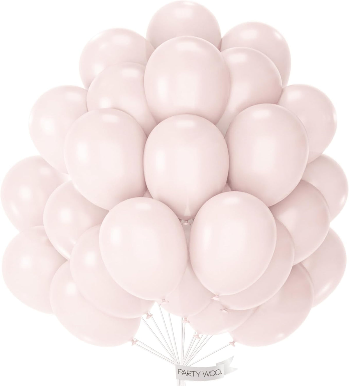 Boho cream ivory latex balloons for party decor