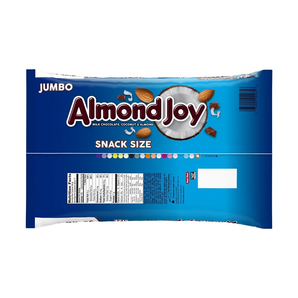 Jumbo bag of ALMOND JOY chocolate candy for sharing