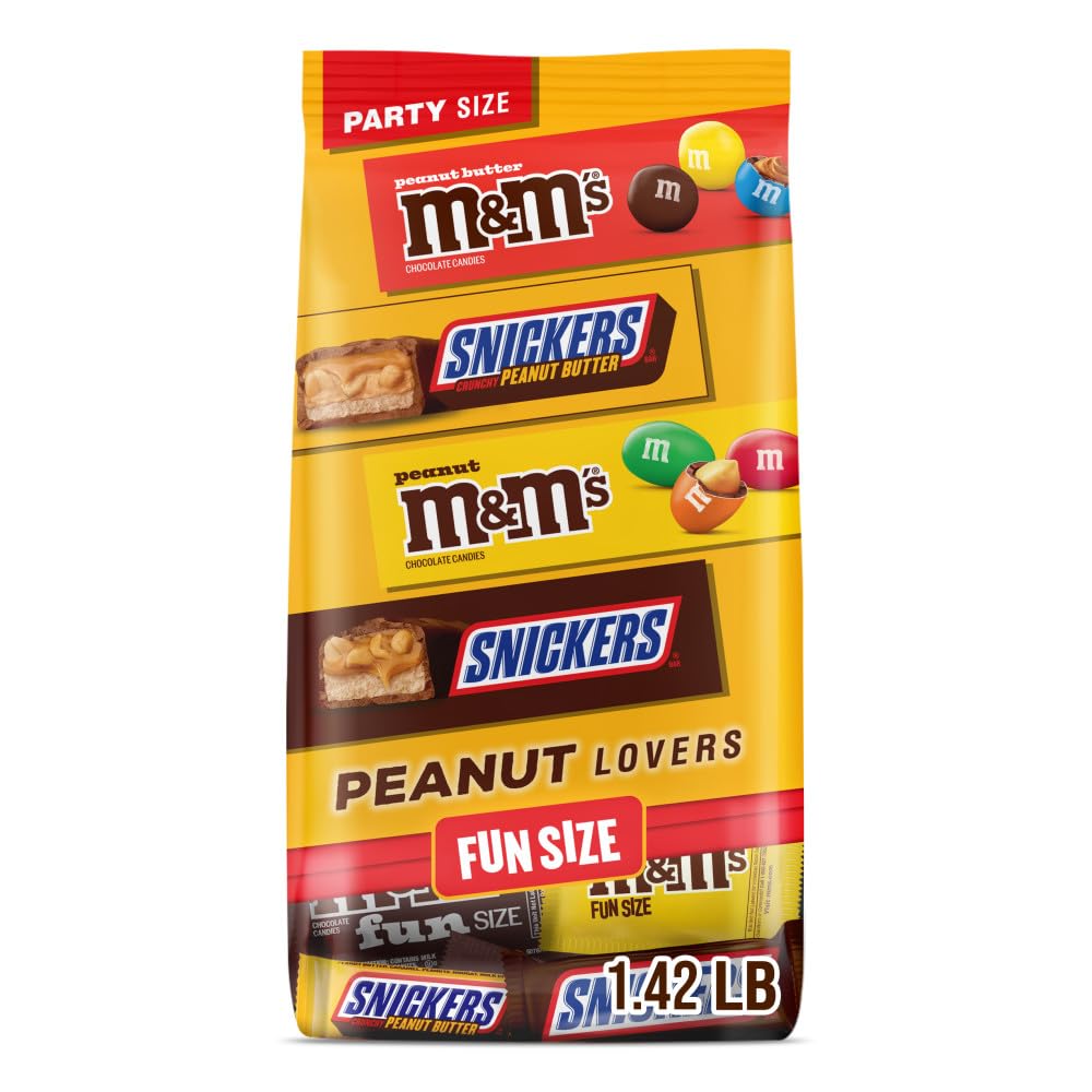M&M'S and SNICKERS mini candy bars assortment pack