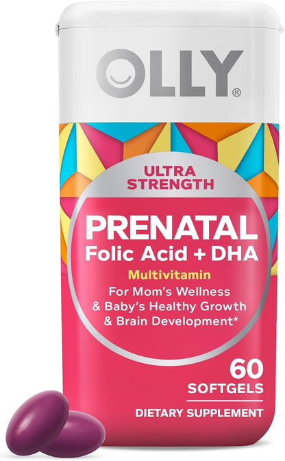 OLLY prenatal softgels with folic acid and DHA