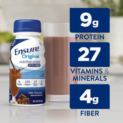 Milk chocolate meal replacement nutrition drink by Ensure