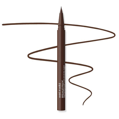 wet n wild Mega Last Breakup Proof brown liquid eyeliner