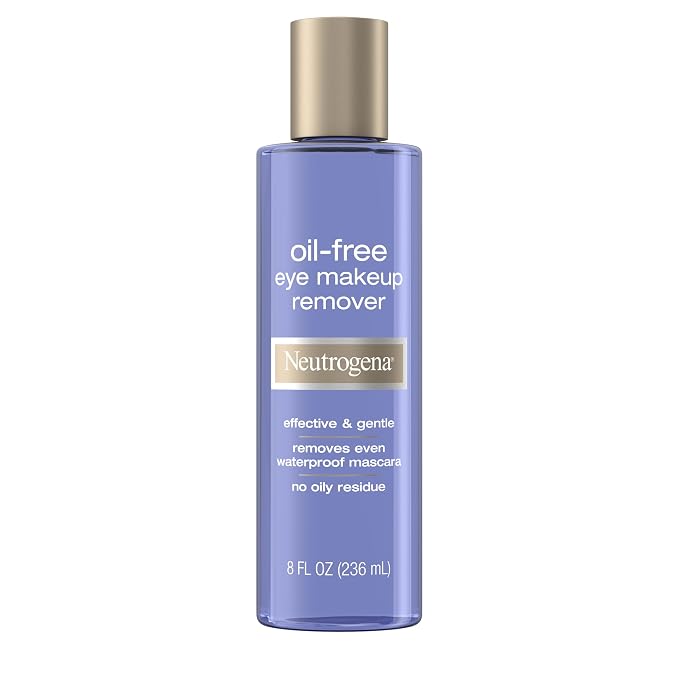 Neutrogena oil-free eye makeup remover bottle