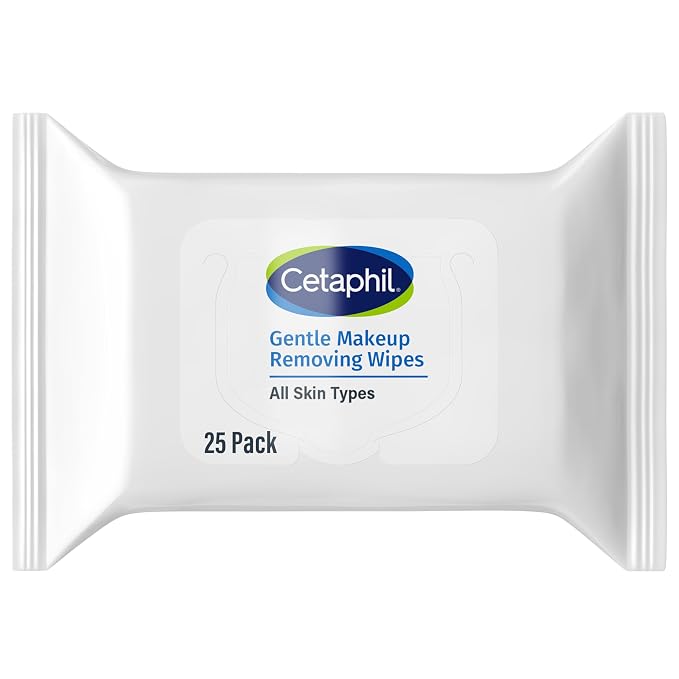 Cetaphil fragrance free makeup remover face wipes 25 count
