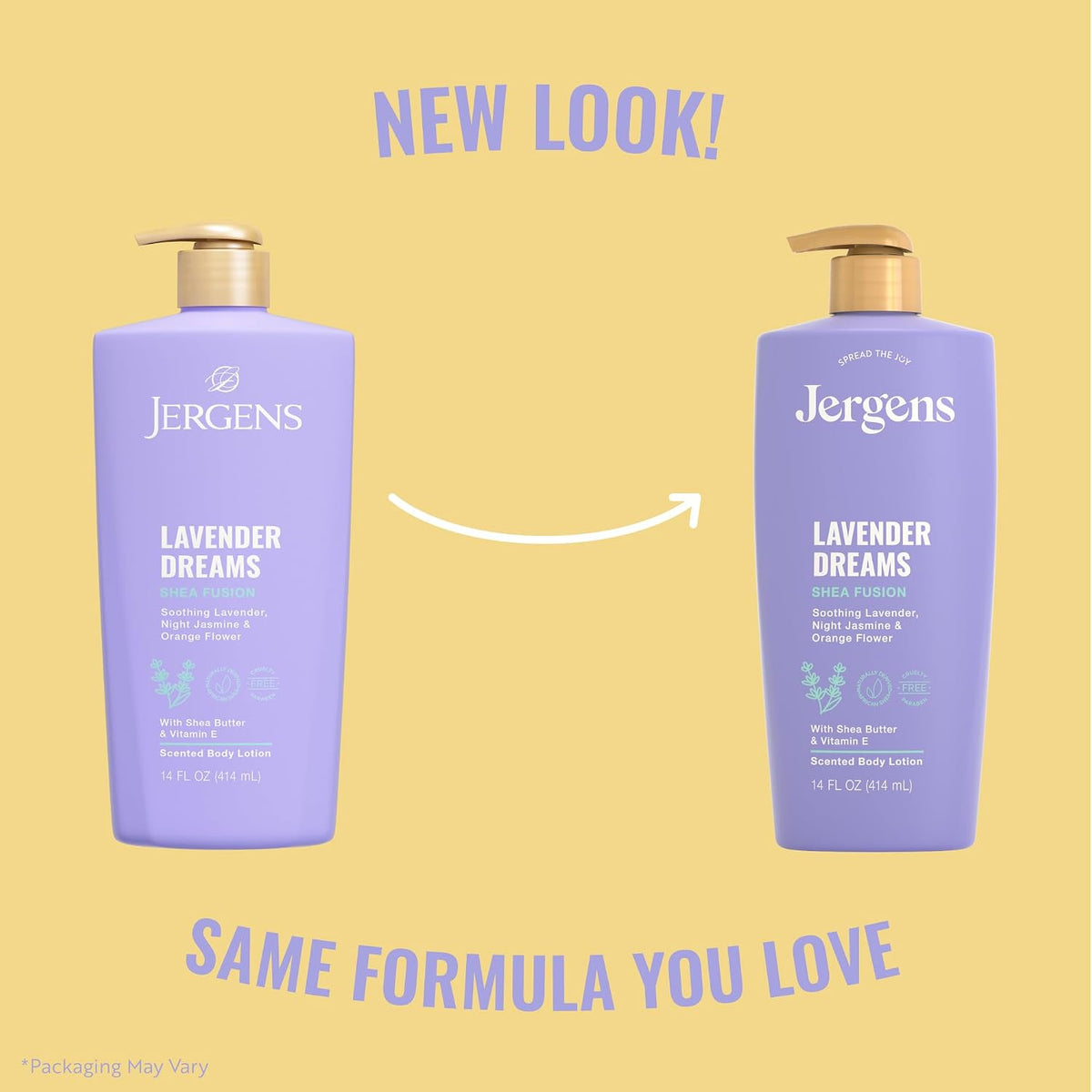 Jergens Shea Fusion lavender-scented body moisturizer