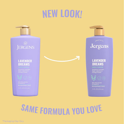 Jergens Shea Fusion lavender-scented body moisturizer